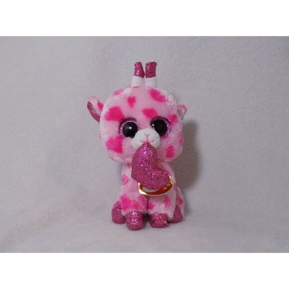 TY Beanie Boos - SWEETUMS the Giraffe (Regular Size - 6 Inch) (Pink) Plush - Picture 1 of 3